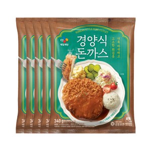 CJ 경양식돈까스, 5개, 340g