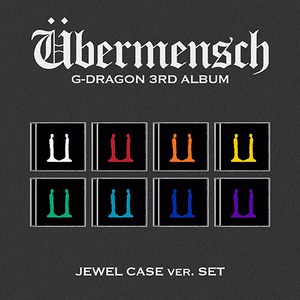 [특전 공식 포토카드 추가 증정] [JEWEL ve.] 지드래곤 3집 랜덤1종 G-DRAGON 3RD ALBUM [Ubemensch] / 북클릿+포토카드2종