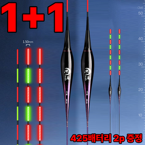 더놀자 정석 스마트 민물 전자찌(CR425 배터리 포함), 2호(1.7g), 2개