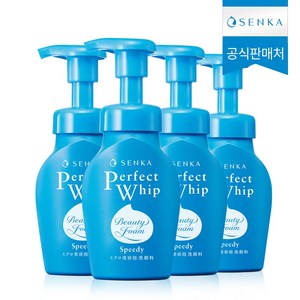 센카 퍼펙트 휩 스피디 클렌징 폼, 150ml, 4개