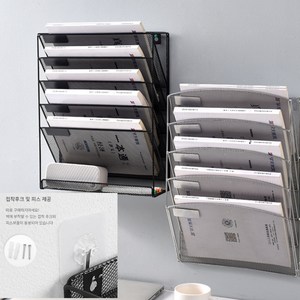 소다쟁이 서류보관 메탈 문서보관 서류선반 문서선반, 1개, 실버5단