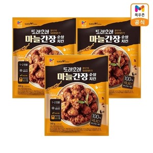 G[목우촌] 또래오래 마늘간장 순살치킨 380g x3개, 3개