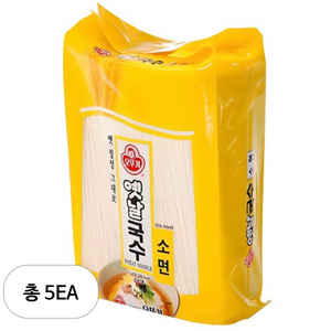 오뚜기 옛날 국수 소면, 3kg, 5개