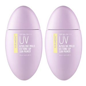 써메딕 아줄렌 마일드 UV 톤업 선크림 SPF50+ PA++++, 2개