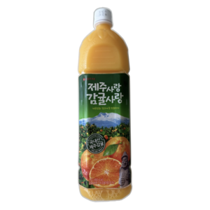 롯데칠성음료 제주사랑 감귤사랑 주스, 1.5L, 12개