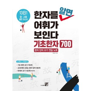 한자를 알면 어휘가 보인다: 기초한자 700:한자 단어 쓰기 연습노트, 큰그림