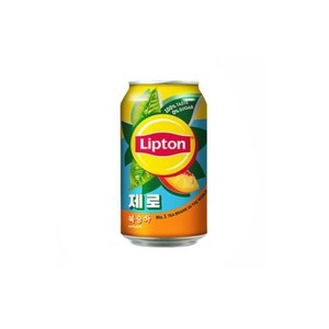 립톤 아이스티 제로 복숭아 355ml x 24캔, 24개