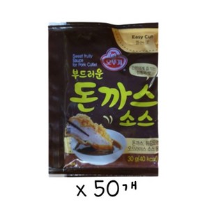 오뚜기 일회용 부드러운 돈까스소스 30g, 50개