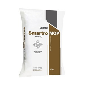 Smato MOP 염화가리 20kg 고농도 수용성 염화칼륨, 1개