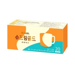 맥심 슈프림골드 커피믹스 20개입 2개, 13.5g