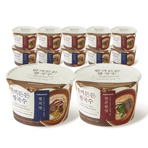 네이처빌 한끼든든 쌀국수 멸치6+얼큰6, 92g, 12개