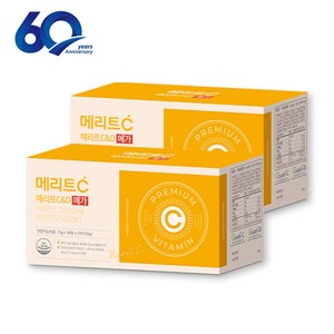 휴온스 메리트C&D 메가 고함량 DSM 비타민C 비타민D 4개월분 60포 2박스, 126g, 2개