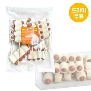 달디단마켓 소시지 떡꼬치 1.6kg(드라이) 소떡소떡 쌀떡꼬치 간편간식 /유통기한25.7.7까지, 1.6kg, 1개