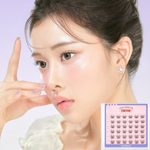 코링코 톡톡하라 노글루 속눈썹 (글루가 묻어 있는 가닥 속눈썹), 1개, 노글루 #블라썸