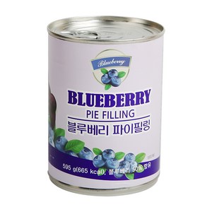 버넷 블루베리 파이필링 595g, 1개