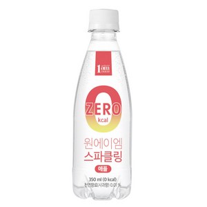 원에이엠 스파클링 애플 탄산수, 24개, 350ml