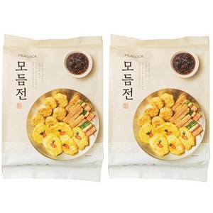 피코크 모듬전 480g (고기완자 동태전 꼬치산적) 냉동, 960g, 2개