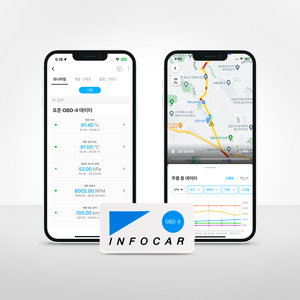 인포카 자동차 스캐너 IO180-IH android iOS동시호환 OBD2 / ELM327 / 자동차 진단기, 1개