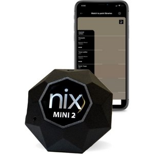 Nix Mini 2 색상 센서 색도계 휴대용 일치 도구 페인트와 디지털 값을 식별하고 일치시킵니다, 1개