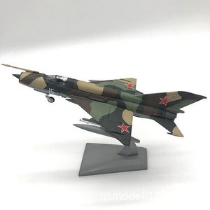 1/72 구소련 고전 전투기 Mig-21 합금 항공기 모형 다이캐스트, 단품, 1개