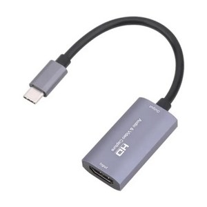 USB 2.0 비디오 캡처 카드 GRWIBEOU 4K HDMI 호환 C타입 to 보드 게임 레코드 라이브 스트리밍 방송, Type C Capture Card