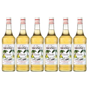 모닌(Monin) 모닌 미니 바닐라시럽 1000ml, 1L, 6개