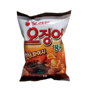 오리온 오징어땅콩 핫스파이시, 1개, 90g