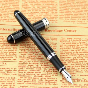 New Black Jinhao X750 디럭스 중간 펜촉 18kgp 분수 펜, 검은색