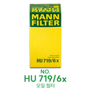 [만필터 MANN FILTER HU719/6X]오일필터, 1개, HU 719/6X