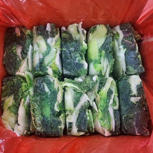 올심찬 냉동 배추우거지 10kg [1kg 큐브10개] 벌크 우거지해장국 무침 된장국등으로 활용도가 좋습니다., 1개