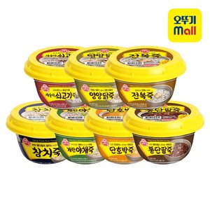 오뚜기 죽7종 세트(전복+쇠고기+야채+참치+닭+단호박+통단팥), 1세트, 285g