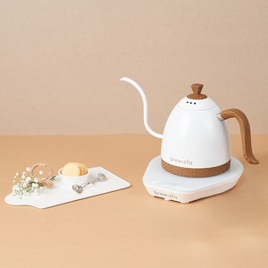 [공식수입] 브뤼스타 아티산 전기드립포트 PRO, 600ml, 모던화이트