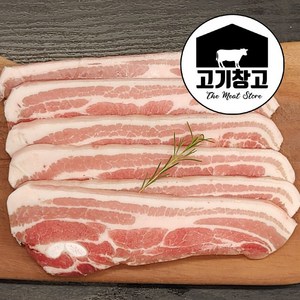 고기창고 민생오겹살500g (9mm)구이용 껍데기가 있어 씹는맛이 일품인, 1개