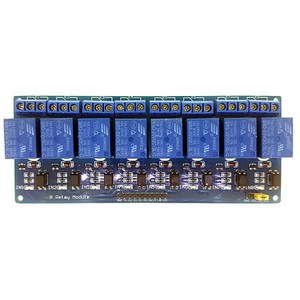 아두이노 8채널 릴레이 모듈 arduino Optocoupler Relay Module RELAY-MODULE-8CH, 1개