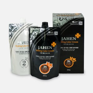 자헨 JAHEN 힐링 칼라크림, 1N 블랙, 1개