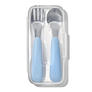 OXO 토트 용 온더고 포크 스푼 세트 핑크 옥소(OXO), Dusk, 1개