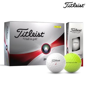 타이틀리스트 골프공 4피스 PRO V1X, 화이트, 12개입, 1개