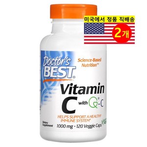 Docto's Best 닥터스 베스트 비타민 C 1000mg Q-C 함유, 120정, 2개