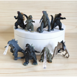 포켓몬 피규어 포켓몬스터 8pcs 고질라 액션 피규어 애니메이션 미니 모델 PVC 영화 공룡 소년을위한 5cm, 1개