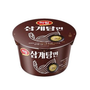 하림 삼계탕면 컵 107g, 4개