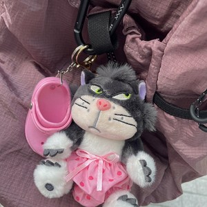 (무료배송)신데렐라 루시 퍼 고양이 인형 키링 가방 고리 열쇠고리 백팩