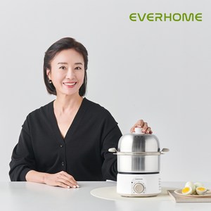 에버홈 올스텐 2단 찜기 매일찜 계란찜기 30분 타이머 스팀 전기찜기 EV-EC7000, 올스텐 2단찜기EV-EC7000