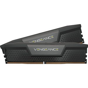 커세어 VENGEANCE DDR5 RAM 32GB(2x16GB) 6000MHz CL36 인텔 XMP iCUE 호환 컴퓨터 메모리 블랙(CMK32GX5M2B6000C36), Black_64GB (2x32GB)  5200 MHz, 2개