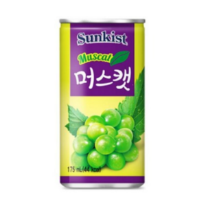 썬키스트 머스캣 과일촌 청포도 드링크 혼용출고, 175ml, 60개