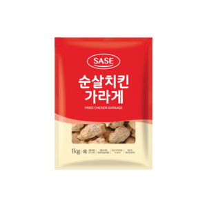 힘찬푸드 사세 순살 치킨 가라아게 1kg+1kg, 1kg, 6개