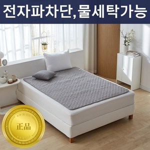 [전기세 5750원] 한일의료기 따숩 탄소매트 전자파 차단 물 세탁 가능, 싱글 1인용 100 x 180 cm