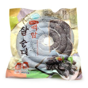 백암식품 가마솥 찰순대, 2kg, 1개