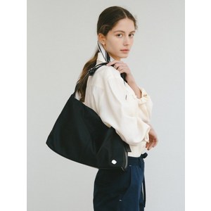 언에디트 ANEDIT Daily Nylon Hobo Bag Black