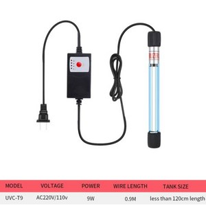 UV 살균 램프 수조 Uv 자외선 조류 제거, 7) UVC T9