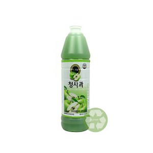 [청솔] 청사과 음료베이스 835ml, 1개